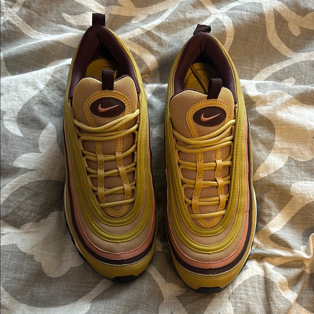 Nike Yellow and Brown Sneakers